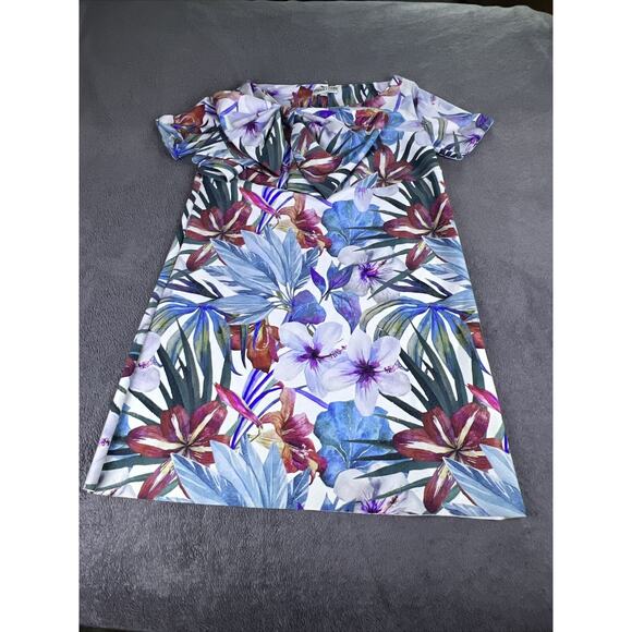 Chiara Boni La Petite Robe Women White Mauritius Floral Betsy Print Size 16 $750